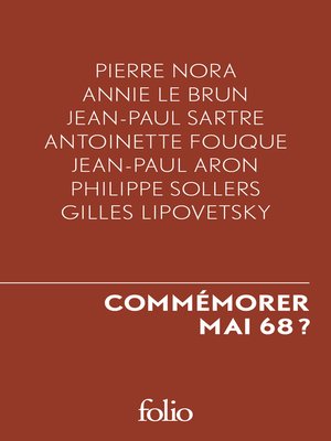 cover image of Commémorer Mai 68 ?